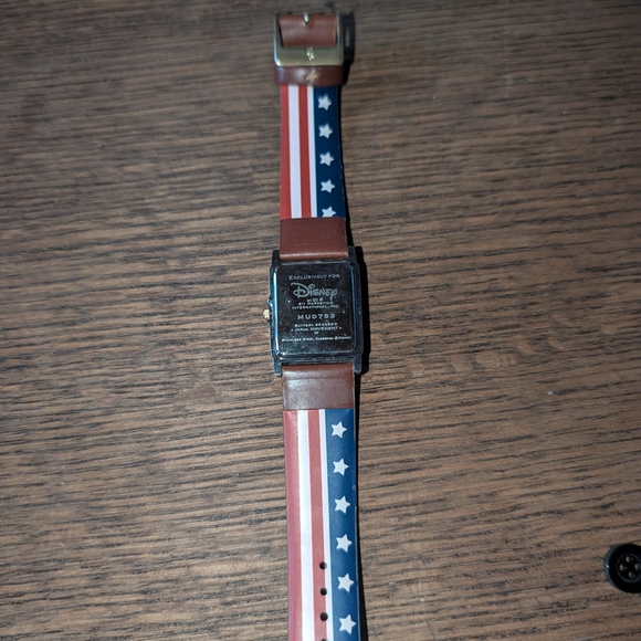 Brown Leather Watch with Mickey Mouse Dial - Picture 2 of 2